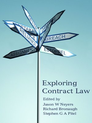 cover image of Exploring Contract Law